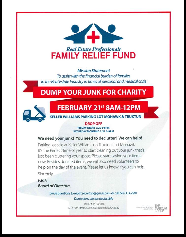 Dump your junk for Charity!